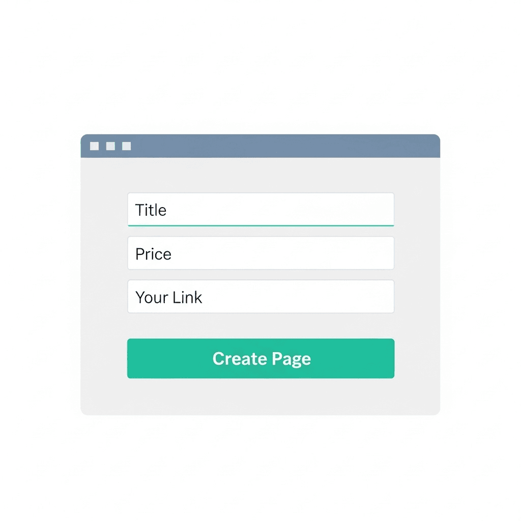 Step 2: Create Your Product Page